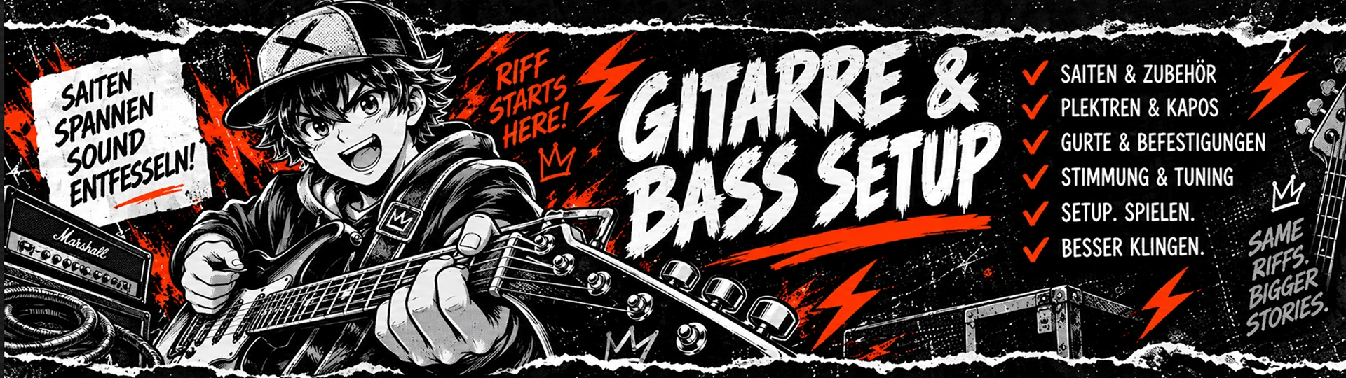 Gitarre & Bass Setup