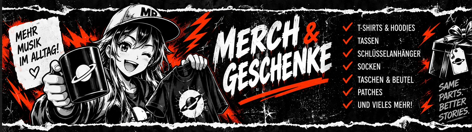 Merch & Geschenke