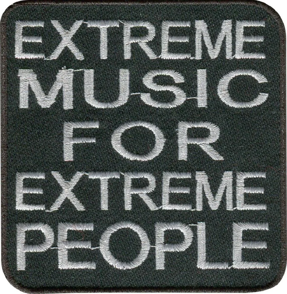 Fan-O-Menal Aufnäher Extrem Music for... Patch 8 x 8 cm gestickt