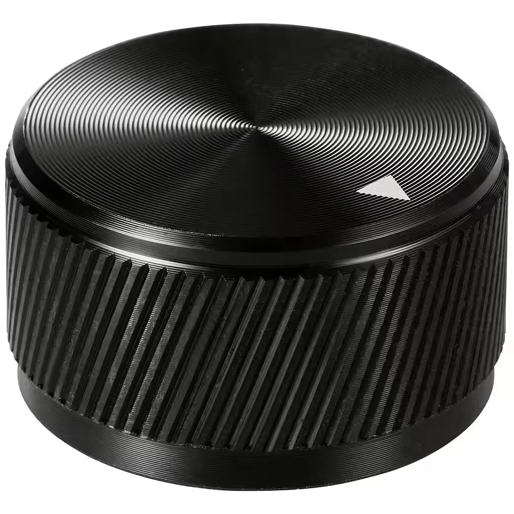 TRU COMPONENTS TC-11613816 Drehknopf mit Knopfmarkierung schwarz