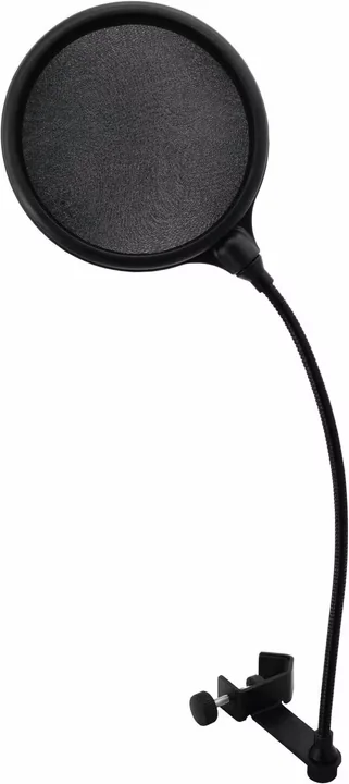 OMNITRONIC DSH-135 Mikrofon-Popfilter Popschutz schwarz