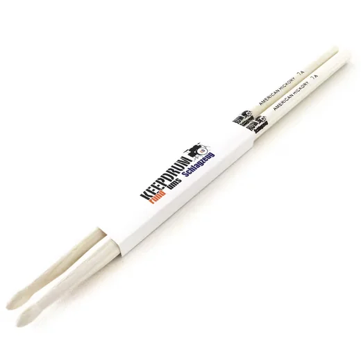 KEEPDRUM 7A Hickory Drumsticks Schlagzeugstöcke 1 Paar