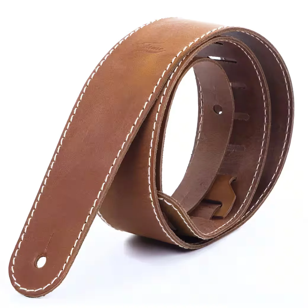 FAME Gitarrengurt Strap Custom 6 Cognac