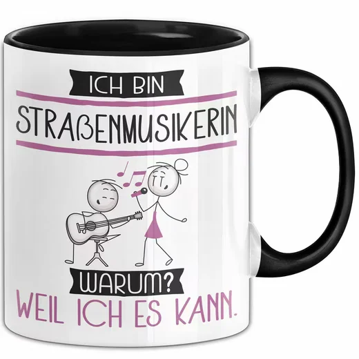 Trendation Tasse Straßenmusikerin Ich bin Straßenmusikerin Geschenk