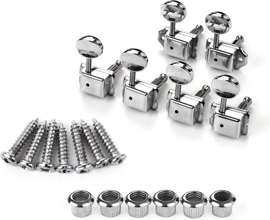 Cocosity Locking Stimmmechaniken Gitarre 6-tlg rechts halboffen Metall