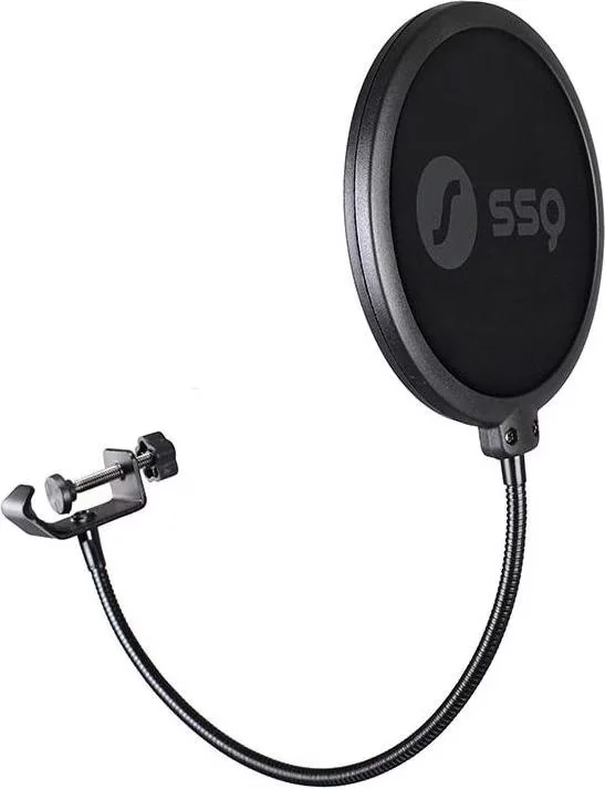 SSQ POP1 Doppelter Pop-Filter für Mikrofon und Studio Recording