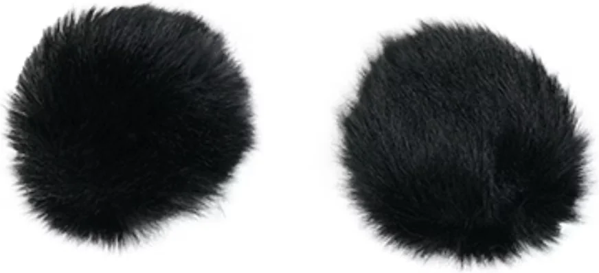 Hollyland Lark M2 Furry Windshield Schwarz Windschutz Mikrofon 2er Set