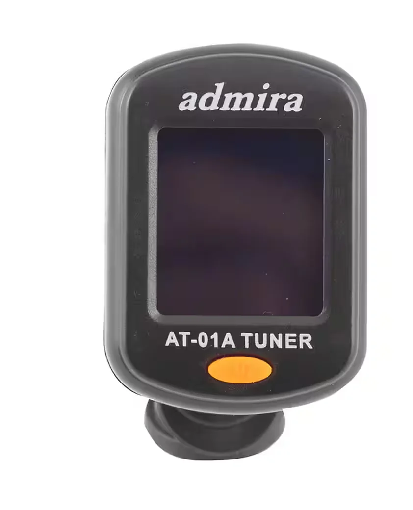 Admira AT01A Clip Tuner Stimmgerät für Gitarre Bass Ukulele