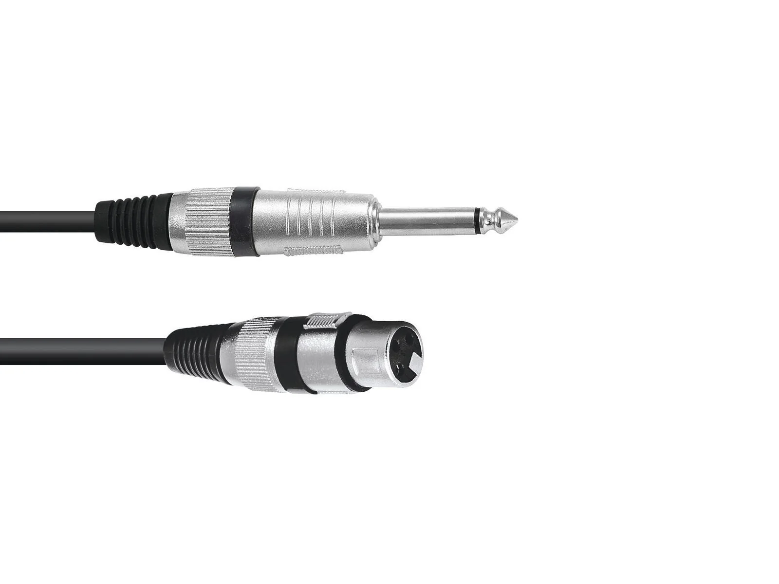 OMNITRONIC Adapterkabel XLR female auf Klinke mono 2 m schwarz
