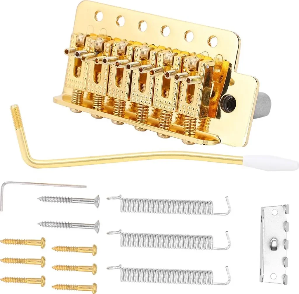 Cocosity Tremolo-System Roller-Tremolo-Brücke ST-Gitarre Gold