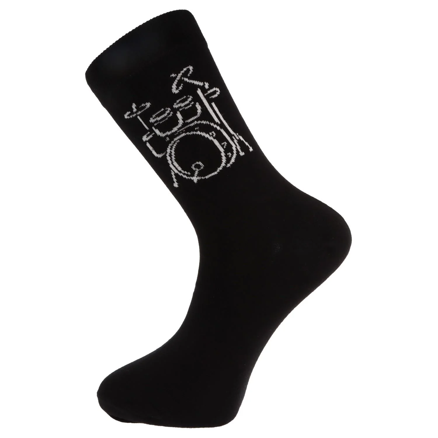 MUSIKBOUTIQUE Musiker Socken Schlagzeug weiß Unisex für Drummer
