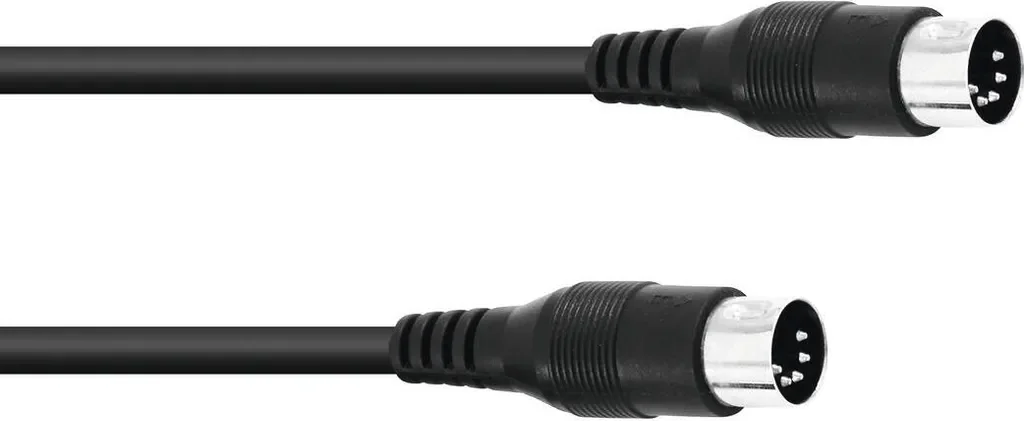 OMNITRONIC MIDI-Kabel DIN 5-polig 1,2 m