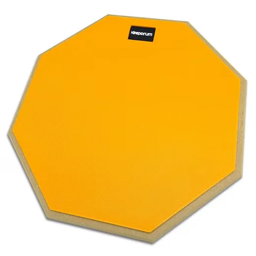 KEEPDRUM Übungspad 12 Zoll Orange Practice Pad Schlagzeug