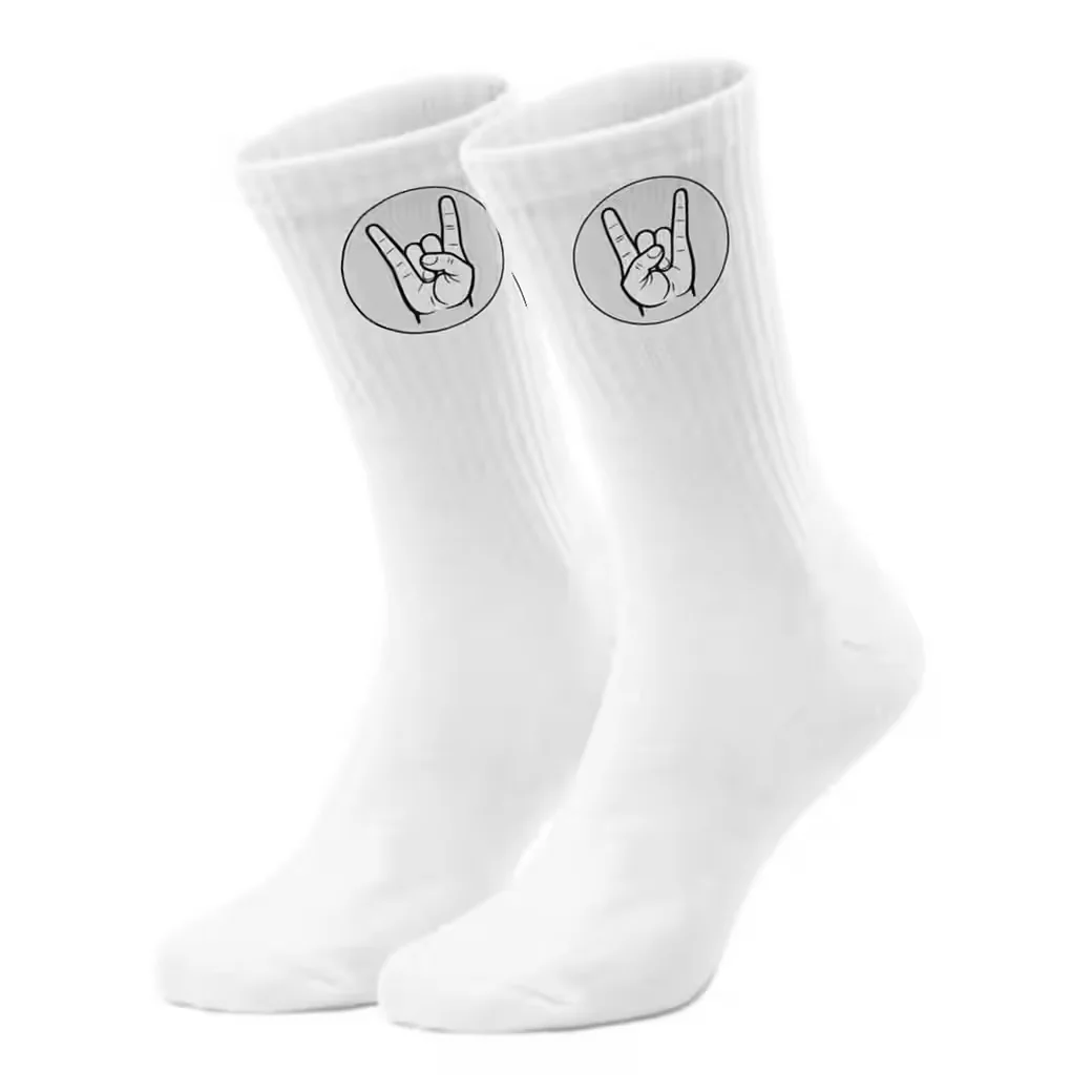 speecheese epicsocks Heavy Metal Rocker Socken Handzeichen 37-41