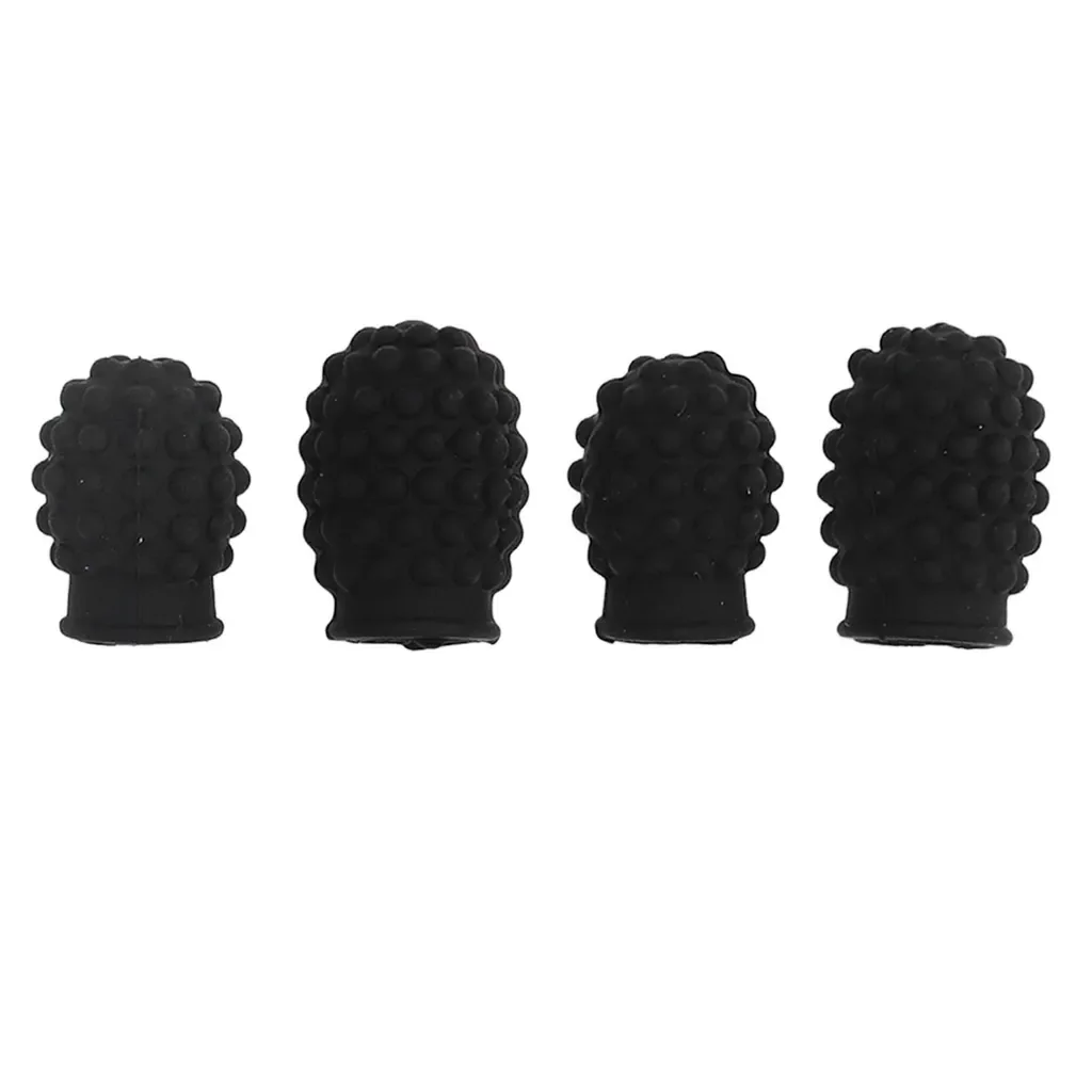 Cocosity Silikon Drumstick Mute Tips Dämpfer Kappen Set Schlagzeug