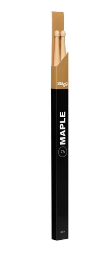 STAGG SM7A Schlagzeug Drumsticks 7A Ahorn Holz Tip Paar