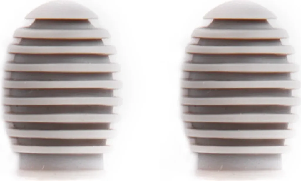 INF Drum Mute Tips 4er Set Schalldämpfer für Drumsticks grau Spiraltyp