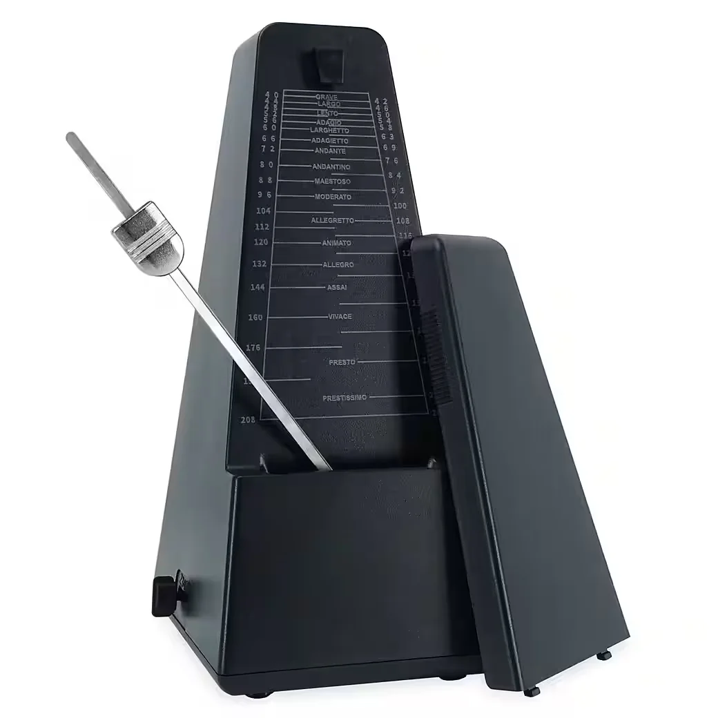 KEEPDRUM JPQ101BK mechanisches Metronom mit Glocke für Takt Tempo