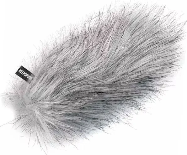 KEEPDRUM WSWH Fellwindschutz mit Klammer für Mikrofone 22-24 mm