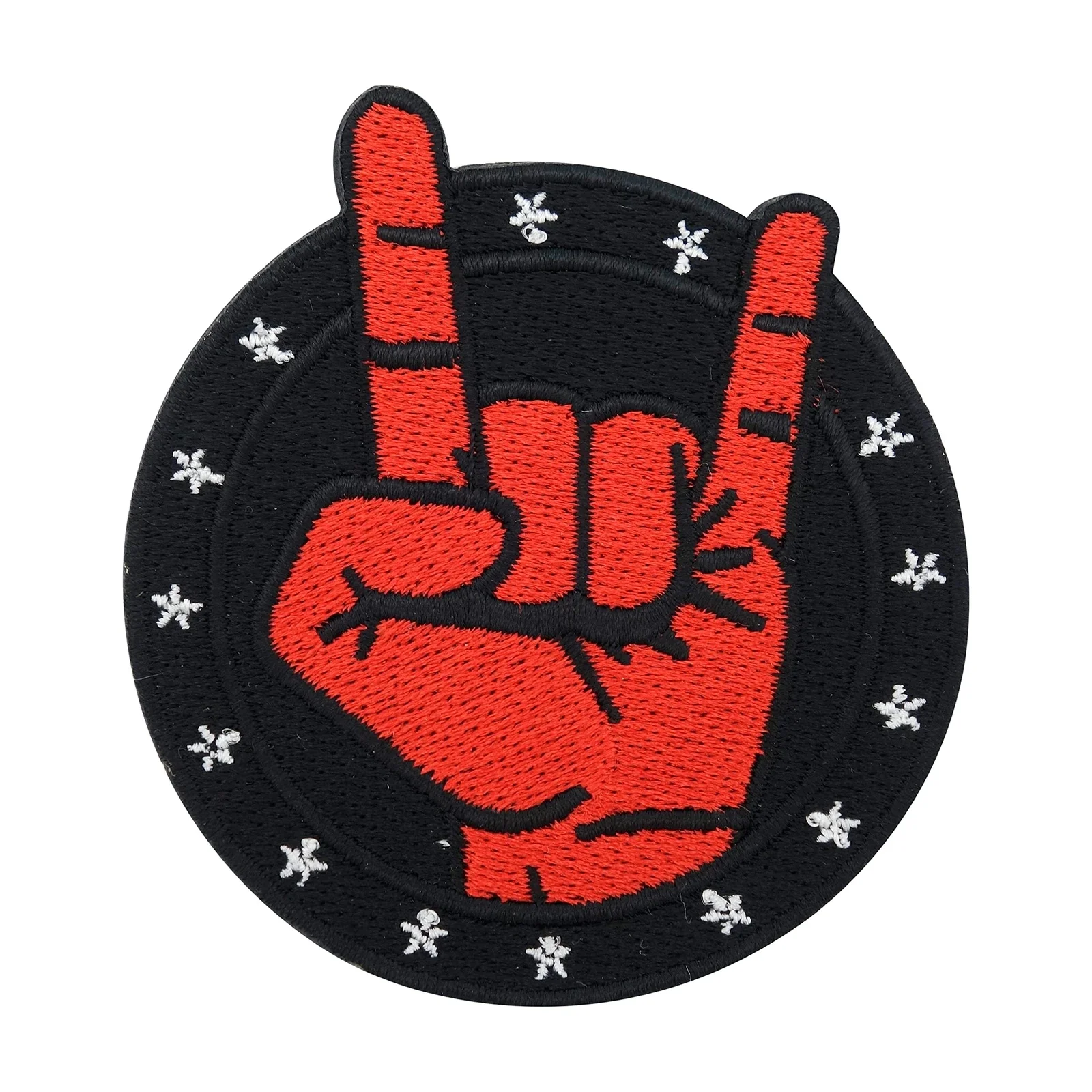 Finally Home Rock Musik Finger Patch zum Aufbügeln Aufnäher Bügelbild