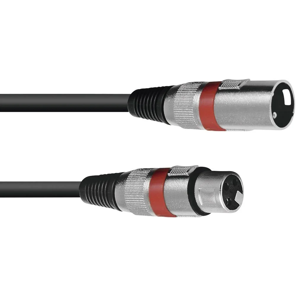 OMNITRONIC 3022047R XLR Kabel 3-polig XLR-Stecker auf Audiokabel